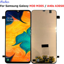 Жк-дисплей с сенсорным экраном и дигитайзером в сборе для Samsung Galaxy m30 m305F/DS A40s A3050 LCD 2024 - купить недорого