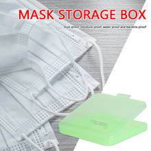 Foldable Waterproof Storage Clip Dustproof Face Mask Storage Holder Box Transparent Mouth Cover Respirator Case 2024 - buy cheap