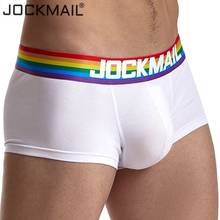 JOCKMAIL Boxershorts Men Boxers Male Underwear Man Panties Sexy  Cotton Soft Short Boxer Mesh Mens Hombre Cueca Gay underwear 2024 - buy cheap