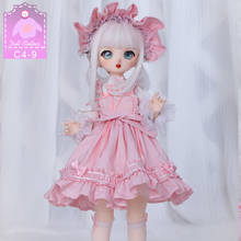 Roupas da boneca bjd 1/4, roupas de menina lds, momoko, bjd, anime, acessórios para boneca bonita para corpo feminino, vestido de tamanho msd 2024 - compre barato