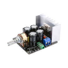 Placa amplificadora de potência aiyima mini tda7377, módulo amplificador de potência 15w + 15w amp dc12v para home theater faça você mesmo 2024 - compre barato