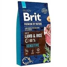 Корм Brit Premium by Nature Sensitive сухой корм для собак с чувствительным пищеварением, Ягненок и рис, 15 кг. 2024 - купить недорого