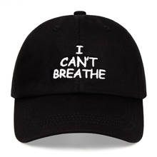I can't breathe-Sombrero de béisbol para hombre y mujer, gorra de béisbol 100% de algodón con bordado, estilo camionero, unisex 2024 - compra barato
