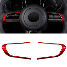 For Mazda CX-30 CX30 2019 2020 2021 Accessories ABS Interior Steering Wheel Buttons Cover Trim Car Styling 2024 - buy cheap