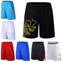 Shorts de tênis de mesa com bolsos, bermuda curta para homens e mulheres, roupa de badminton e vôlei de secagem rápida 2024 - compre barato