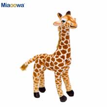 36-55cm Cute Real Life Giraffe Plush Toys for Children Simulation Deer Animal Stuffed Doll Kids Birthday Gift Lovely Home Decor 2024 - buy cheap