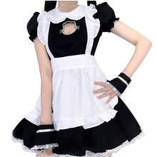 Disfraz de mucama de Halloween para mujer, traje de Cosplay de talla grande 4XL, con Gato, Lolita, Anime, chica suave, uniforme de mucama, para escenario 2024 - compra barato