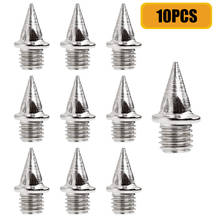 10 Pcs Track Spikes Shoes Spike Replacements High Quality Stainless Steel Pin 1/4" Length For Track Sprint Cross Country Events 2024 - buy cheap