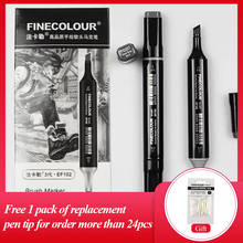 Finecolour EF102 Soft Brush Professional Sketch Double-Ended Alcohol Based Ink Gray Series 8 Colors Art Markers 2024 - buy cheap