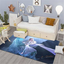 Disney Frozen Baby Playmat 80x160cm  Kid Carpets for Living Room Girl Rug Study Mat Washable Non-Slip Area Rugs Bedroom Decor 2024 - buy cheap