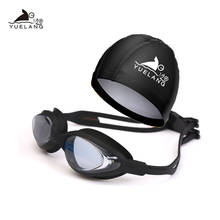 Juego de gafas de natación para adultos, lentes profesionales ajustables de silicona UV, impermeables, de arena, para deportes y buceo 2024 - compra barato