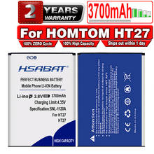 HSABAT 3700mAh Battery for HOMTOM HT27 Bateria Accumulator AKKU 2024 - buy cheap