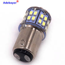 Lâmpada para farol de carro, 20 peças, 1157 3020 smd 50 led bay15d p21/5w, luz xenon para carro ford, estilo, branco 2024 - compre barato