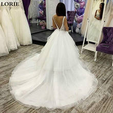 LORIE Princess Wedding Dress Appliqued Lace Backless Bride Gowns vestidos de novia Custom Made 2024 - buy cheap