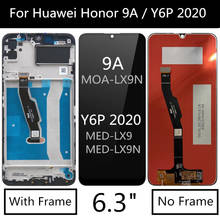 Huawei-tela lcd para smartphone, 6.3 polegadas, digitalizador, montagem, honor honor 9a/y6p 2024 - compre barato