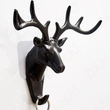 Antlers Plastic Wall Hook Up Living Room Decoration Clothing Storage Holder Modern Creative Ornaments Home Decor Accessories 2024 - buy cheap