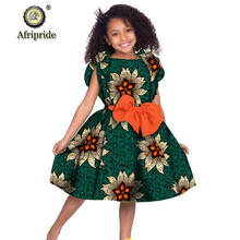 African Clothing for Children Kids African Girl Dresses Wax Dashiki Ankara Kids Print Party Dress Floral Wear AFRIPRIDE S1940015 2024 - buy cheap