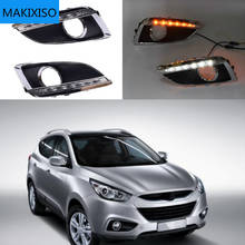 For Hyundai IX35 2010 - 2013 LED DRL Daytime Running Light Daylight Waterproof Signal lamp car Styling lights 2024 - buy cheap