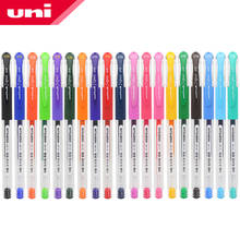 Гелевые ручки Mitsubishi Uni, 6 шт./лот, 0,38 мм, гелевые чернила, разноцветные канцелярские принадлежности, офисные и школьные принадлежности, оптовая продажа 2024 - купить недорого