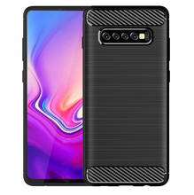 Carbon Fiber Case for Samsung Galaxy M10 M20 M30 Silicone Soft TPU Texture Cover for Samsung Galaxy S9 S10e S10 plus S10+ Case 2024 - buy cheap