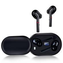 Auriculares TWS inalámbricos por Bluetooth, cascos deportivos con micrófono, estéreo, caja de carga, pantalla Digital para Android 2024 - compra barato