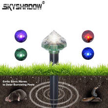 RGB LED Solar Garden Light Rodent Repellent Lawn Lamp IP55 Waterproof Outdoor Landscape Lighting Protect Street Greenhouse Farm 2024 - buy cheap