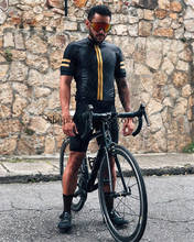 Camisa de ciclismo dos homens pro equipe ropa ciclismo hombre verão manga curta jerseys roupas ciclismo triathlon macacão shorts terno 2024 - compre barato