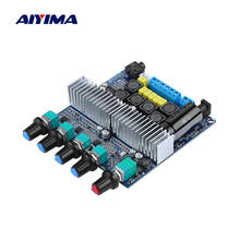 AIYIMA TPA3116 Subwoofer Amplifier Board 2.1 Channel High Power Bluetooth 5.0 Audio Amplifiers DC12V-24V 2*50W+100W Amplificador 2024 - купить недорого