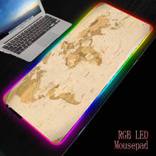 World Map Large Gaming Mouse Pad Big Extended Computer Mat Game Mousepad Gamer Office Desk Mat Pad Mause Pad Non-slip Waterproof 2024 - buy cheap