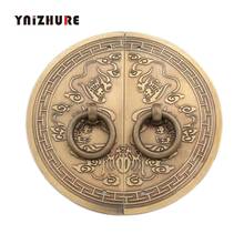 110mm Round Door Handle Chinese Style Antique Brass Door Handle Bronze Handle Pull the Ring Cabinet Furniture Handles 2024 - buy cheap