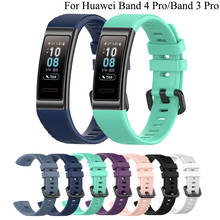 Correa de silicona suave para Huawei Band 4 Pro, pulsera de reloj de TER-B29S para Huawei Band 3 ProTER-B29/Band 3 TER-B09 2024 - compra barato