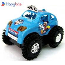 Милый Электрический грузовик, синий/красный цвет, игрушечный автомобиль мультяшного типа 2024 - купить недорого