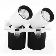 Pode ser escurecido LED downlight COB luz Do Ponto Do Teto Luz 20W 30W 50W AC85-265V recesso Luzes de teto Iluminação Interior
