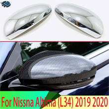 For Nissna Altima (L34) 2019 2020 ABS Door Side Mirror Cover Trim Rear View Cap Overlay Molding Garnish 2024 - buy cheap