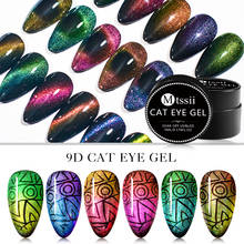 Mtssii 5ml 9D Chameleon Magnetic Gel Nail Polish Auroras Cat Eye UV Gel Polish 5ml Shining Laser Soak Off Nail Art Gel Lacquer 2024 - buy cheap