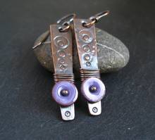 2020 Purple Resin Vintage Drop Earrings For Women Fashion Jewelry Boho Brincos Indian Dangle Earring Statement Pendientes Mujer 2024 - buy cheap