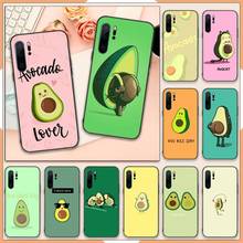 Cute Avocado Funny Phone Case For Huawei P20 P30 P40 lite Pro P Smart 2019 Mate 10 20 Lite Pro Nova 5t 2024 - buy cheap