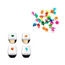 12pcs Silicone Marine Animals Wine Glass Marker Drinking Cup Identifier Party Cup Labels Tag Signs for Party (Mixed Colors) 2024 - buy cheap