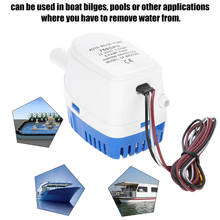 1pc 12V 3A 750 GPH Submersible Boat Fully Automatic With Float Switch Electric Motor Water Portable Marine Fishing Bilge Pump 2024 - buy cheap
