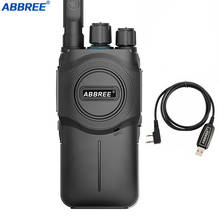 ABBREE-Mini walkie-talkie AR-U1, estación de Radio bidireccional, portátil, banda UHF, 400-480MHz, transceptor de Radio, BF-888S UV-5R 2024 - compra barato
