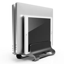 Вертикальная Регулируемая подставка для ноутбука befon, портативный алюминиевый держатель для ноутбука macbook suport, hp, dell 2024 - купить недорого