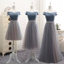 Красивые и элегантные платья на свадьбу для подружки невесты, новые высококачественные платья для банкета 2024 - купить недорого