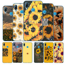 Мягкий силиконовый чехол sunflower для телефона Huawei P9 P10 P20 P30 P40 LITE P20 P30 P40 PRO P smart Y6 Y7 Y9 Prime nova 3i 2024 - купить недорого