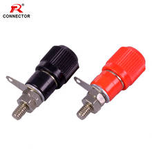 2PCS Nickel Plated Binding Post Connector, Banana Jack Socket Cable Terminals for Speaker Amplifier Subwoof, Red&Black for 1Pair 2024 - buy cheap