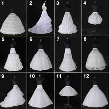 BacklakeGirls Wholesale In Stock Crinoline Petticoat Wedding Skirt All Style TuTu Hoop Underskirt Bridal Petticoats Rockabilly 2024 - buy cheap