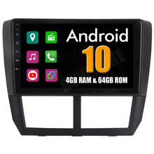 RoverOne Android 10 Car Multimedia System For Subaru Forester Impreza 2008 - 2012 Octa Core Radio GPS Navigation Media Player 2024 - buy cheap