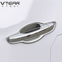 Vtear For Hyundai Solaris 2 door handle cover Chromium door bowl pull chrome protection car-styling accessories decoration auto 2024 - buy cheap