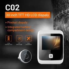 3.0 inch HD  LCD Display 120 Degree Wide Angle  720P Visual Video Doorbell Long Time Standby Peephole Viewer Door Camera 2024 - buy cheap