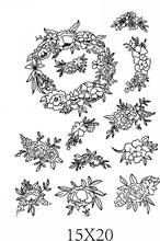 FLOWER  Transparent Clear Silicone Stamp/Seal for DIY scrapbooking/photo album Decorative clear stamp   A3113 2024 - buy cheap