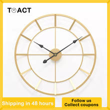 50cm Large Round Metal Wall Clock Silent Wall Watch Modern Design Clocks For Home Decor Office European Style reloj de pared 2024 - buy cheap